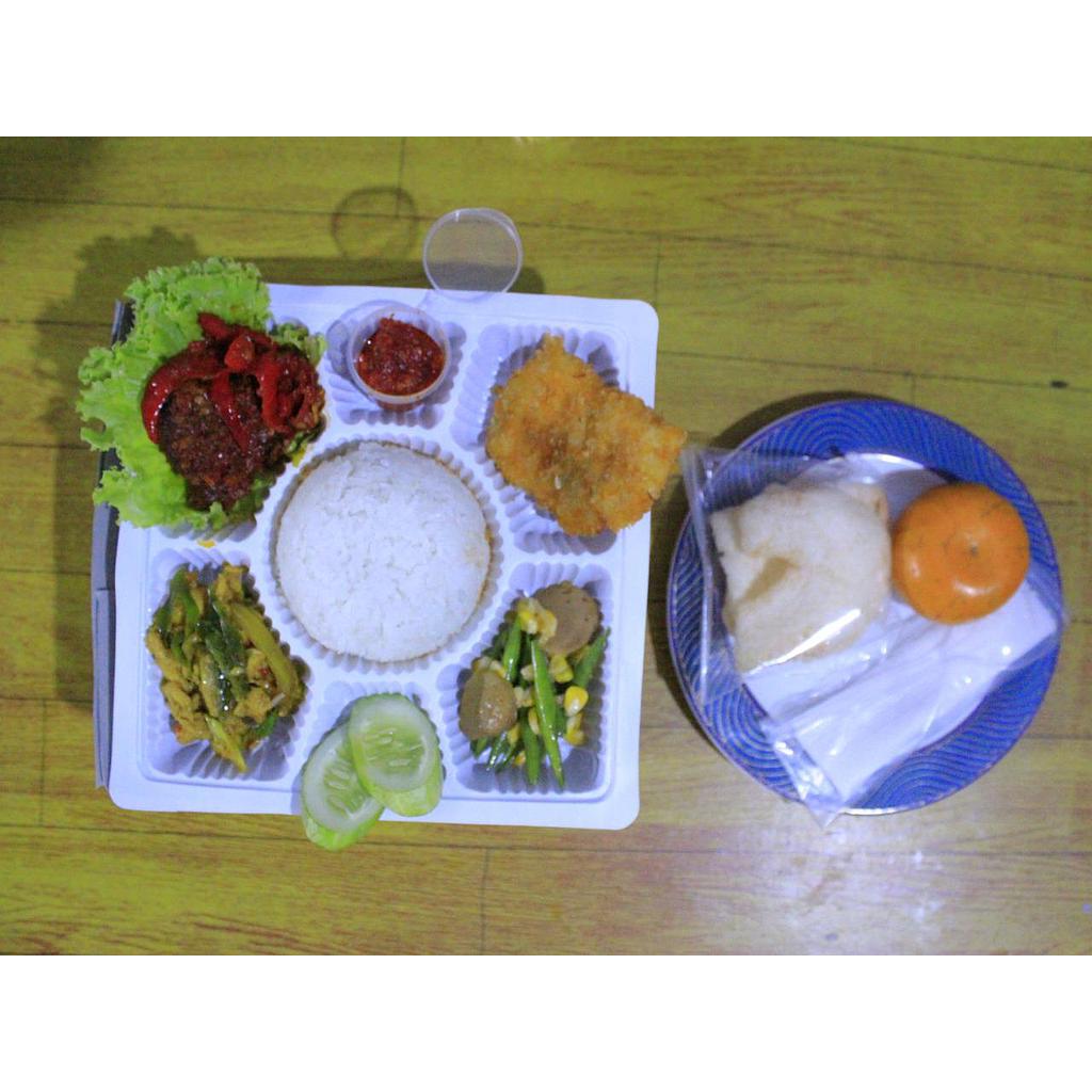 Nasi dendeng batokok NANIK MEGAN MANDIRI catering