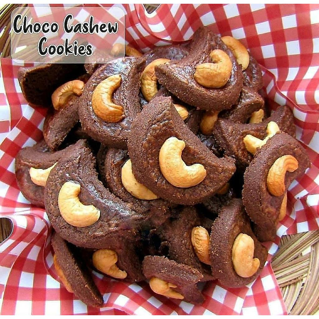 Choco Cashew Cookies