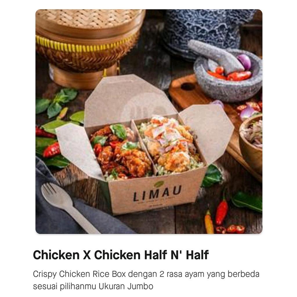 Jumbo - HALF N HALF Chicken x Chicken