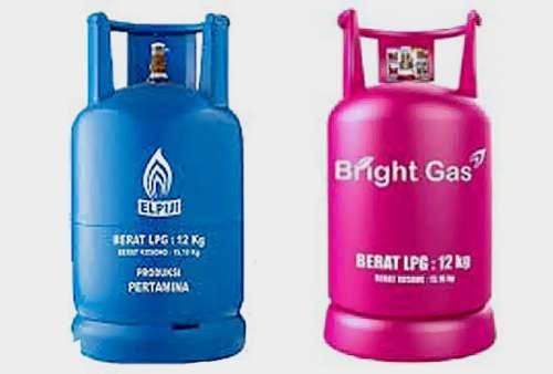Tabung + isi Gas Elpiji/Brightgas 12 Kg