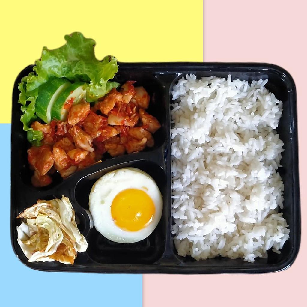 Bento Ayam Balado by ABM Rice bowl