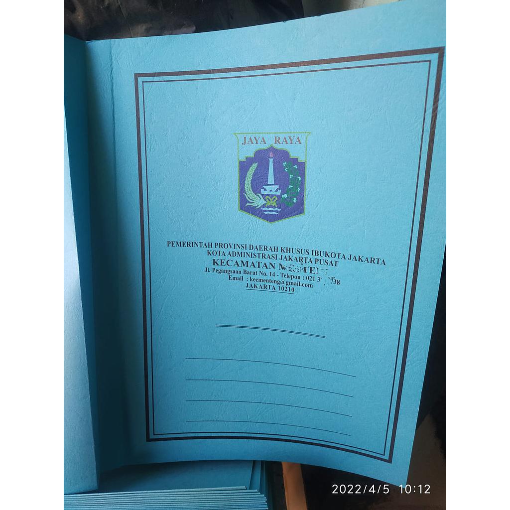 Map Dinas berlogo 25x35