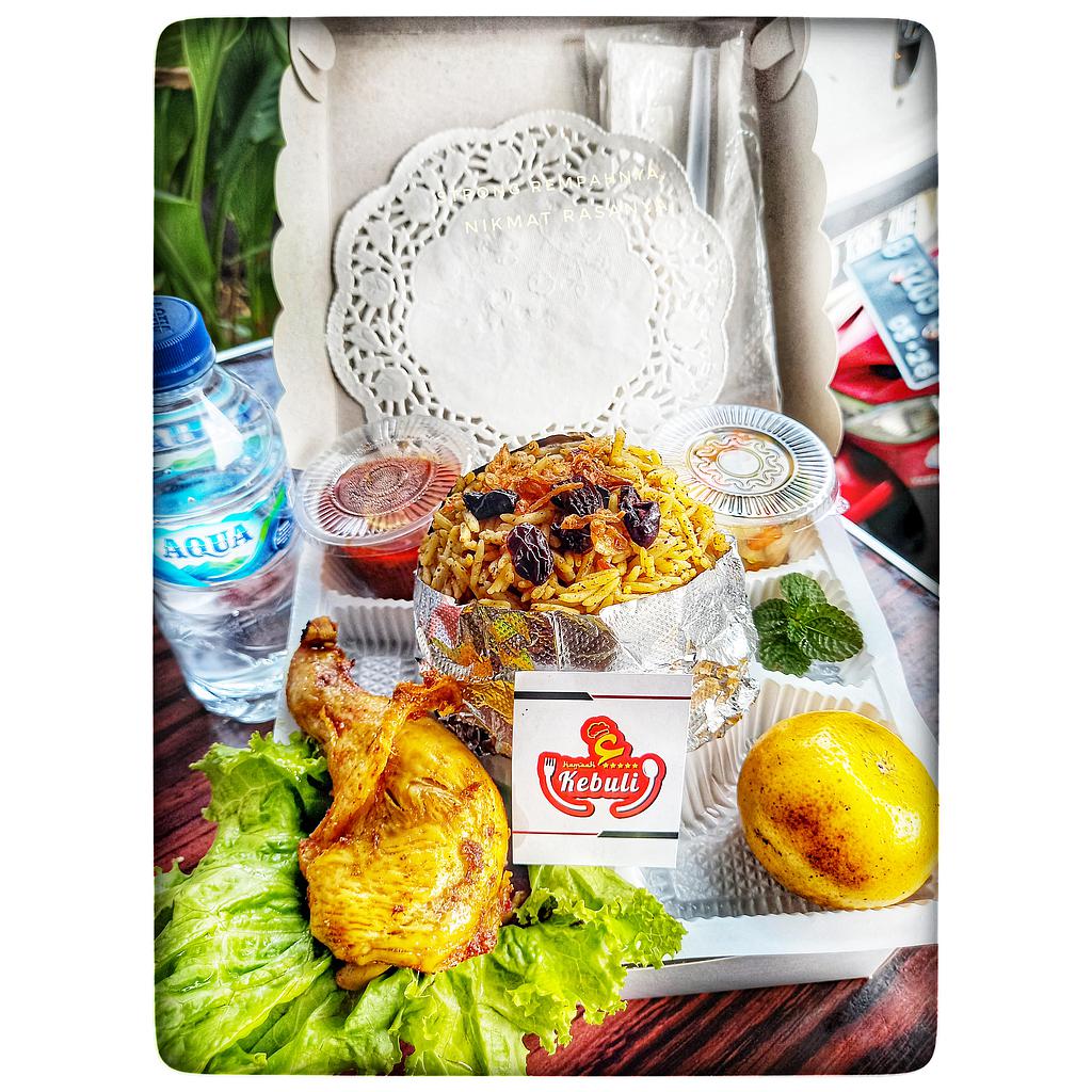 PAKET KEBULI BASMATI AYAM KOMPLIT