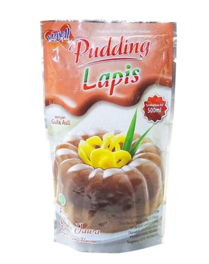 Nutrijel Pudding Lapis Gula Jawa 110G