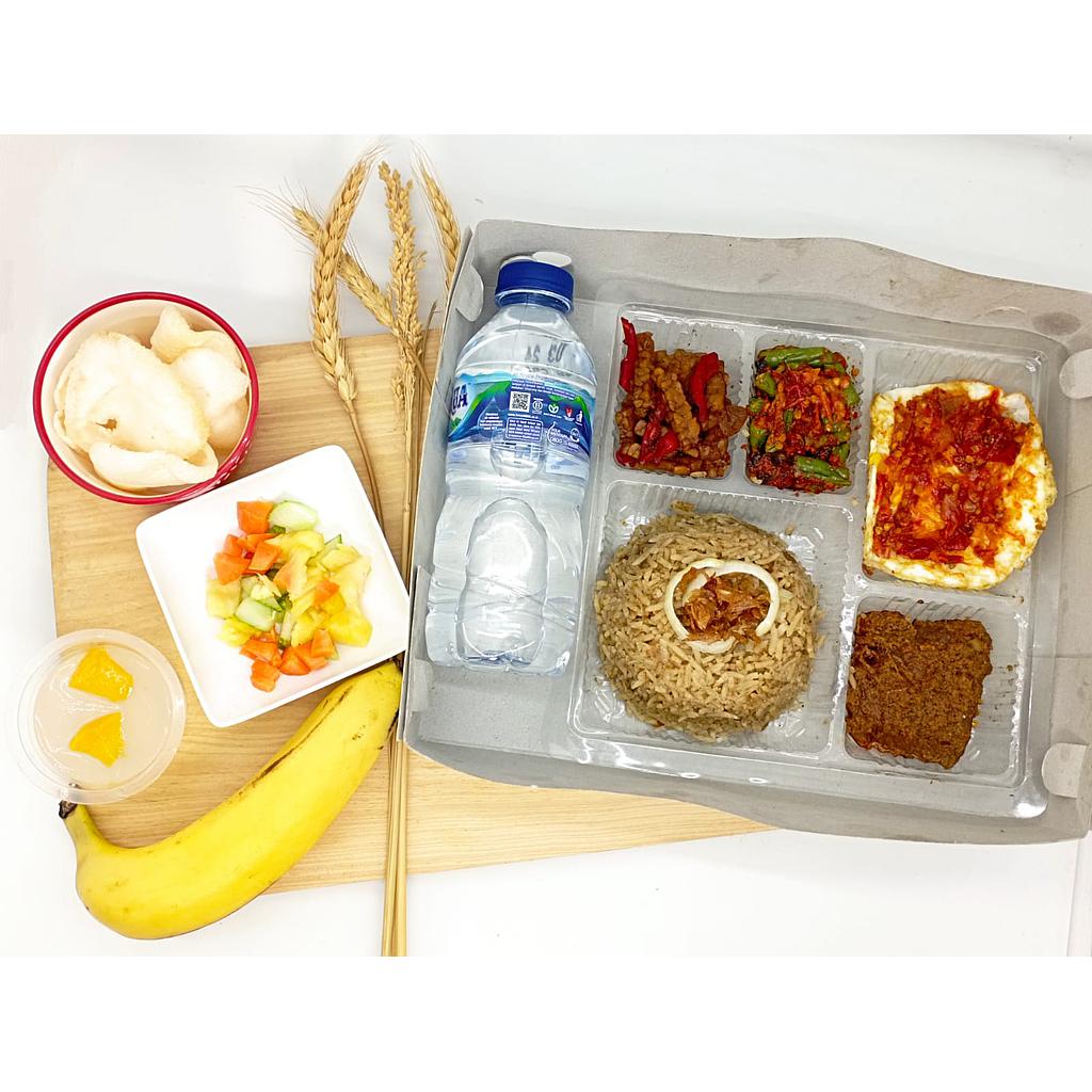 Paket 5. Nasi Daging Malbi