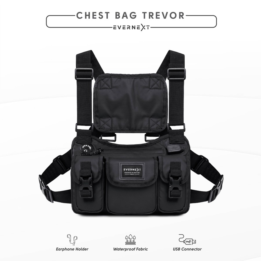 CHEST BAG WATERPROOF TREVOR TAS DADA TACTICAL RIG BAG OUTDOOR ORIGINAL