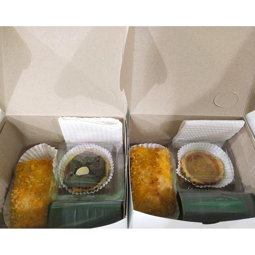 Snack Lemper Abon, Pie Brownies/Pie Susu, Risol sri cookies