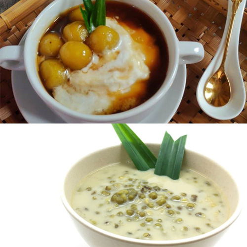 Paket Bubur Kacang Hijau + Roti