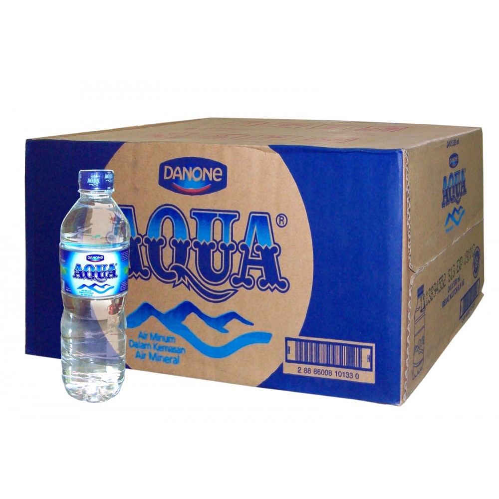 Air Mineral Kemasan Aqua Botol 600ml