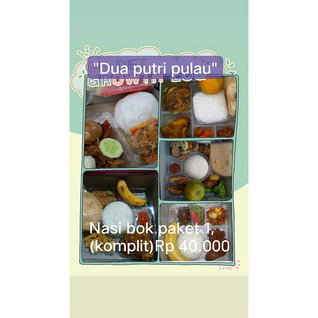 Nasi Box Paket 1 Dua Putri Pulau
