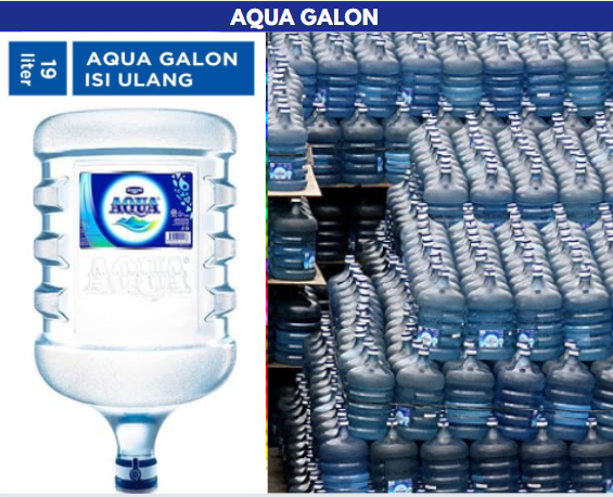 Air Galon Aqua 19 Liter