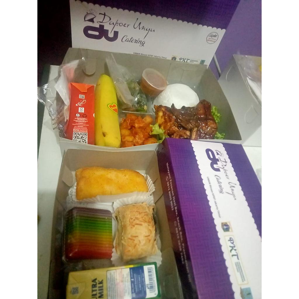 DAPOER UNGU Nasi Box &amp; Snack