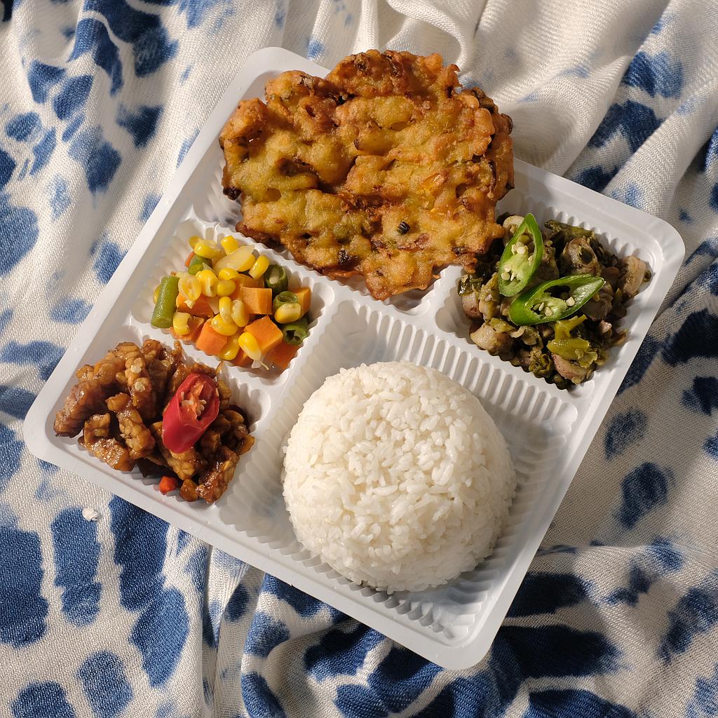 PAKET 2 - NASI CUMI ASIN SAMBEL IJO