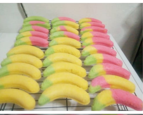 Banana Steamed Sponge Cake