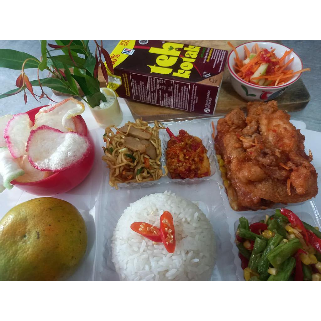 paket komplit nasi box 