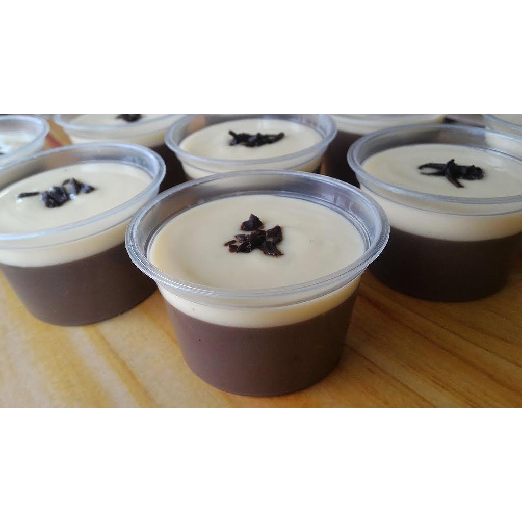 Puding coklat vla vanilla