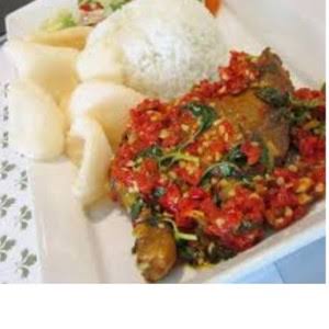 Paket 7 Nasi Ayam Rica-rica/Ayam Balado
