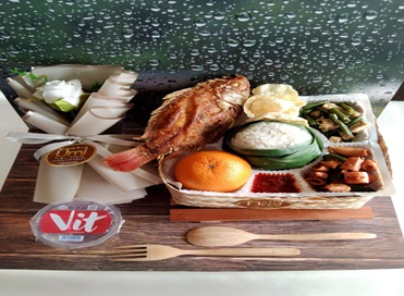 PAKET B (Paket Nasi Ikan Goreng + Sayur-Kantin Umi)