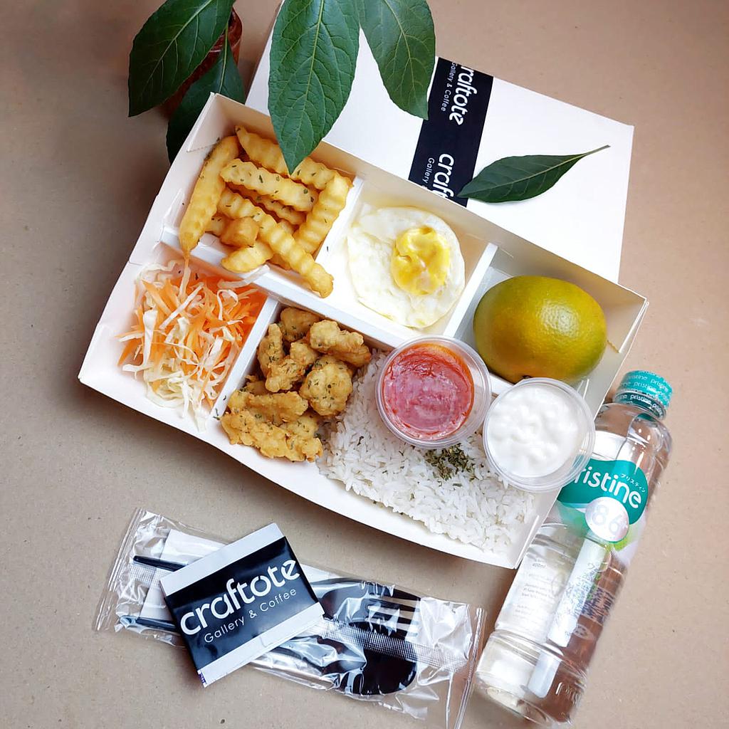 WA : 0811-838-7073 Rice Box Chicken Karage Craftote