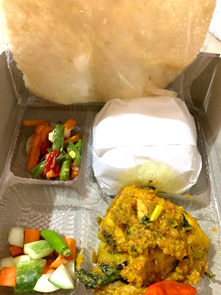 (Sukeng Prihatin Catering) Paket ayam/daging/ikan Gulai Komplite