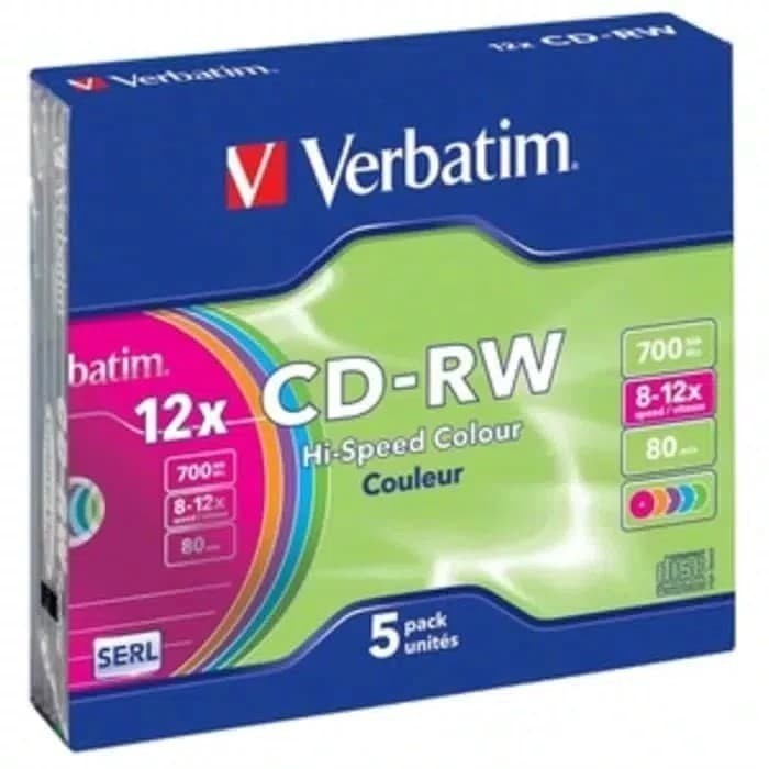 CD-RW Verbatim 12x (Single Pack)