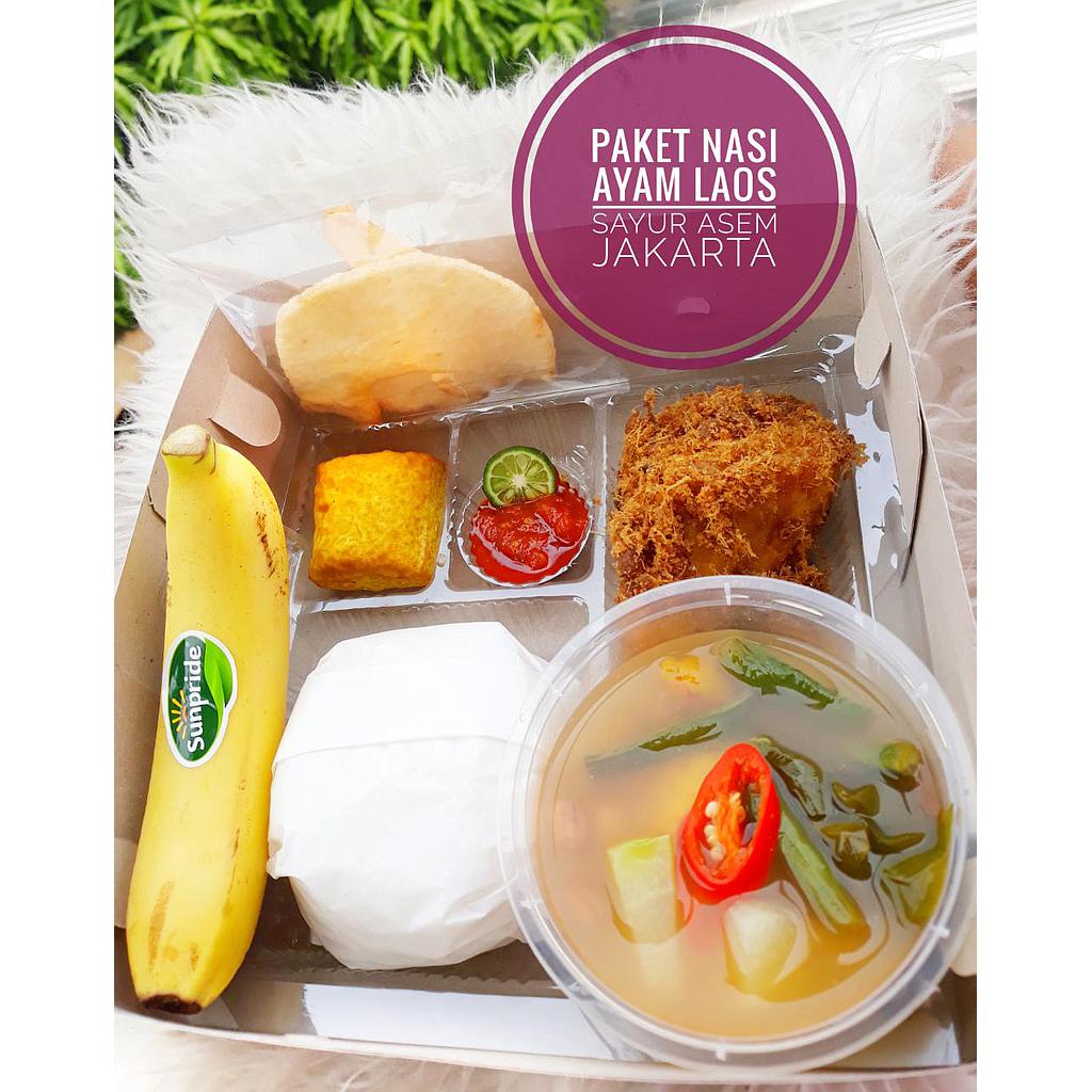 Paket Nasi Ayam Laos Omah Ijo Daun