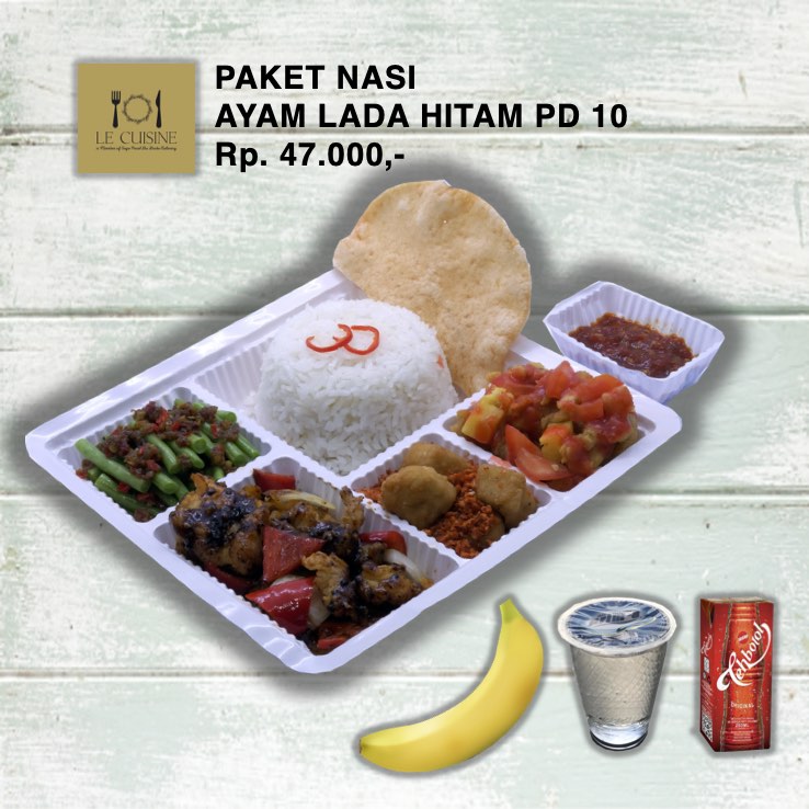 Nasi Ayam Lada Hitam VVIP