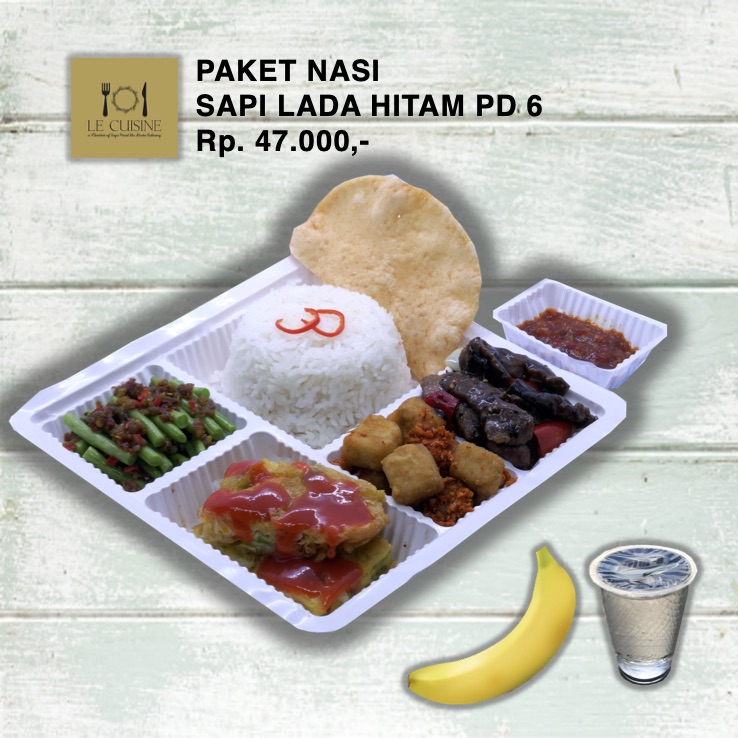 Nasi Sapi Lada Hitam PD 6 LC