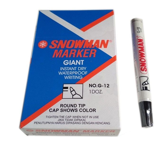 Spidol G12 (White Board - Permanent)