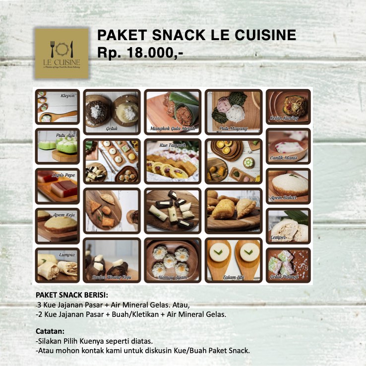 Paket Snack VVIP Le Cuisine