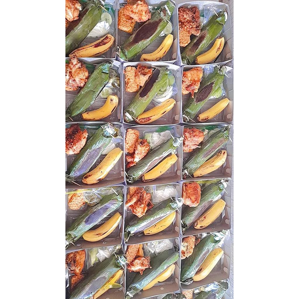 Paket 1 B ( Nasi bakar)