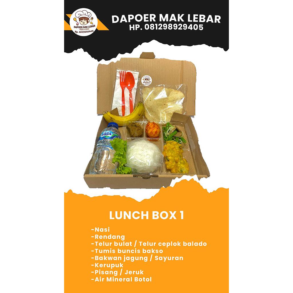 Nasi Box / Lunch Box 1 - Dapoer Mak Lebar