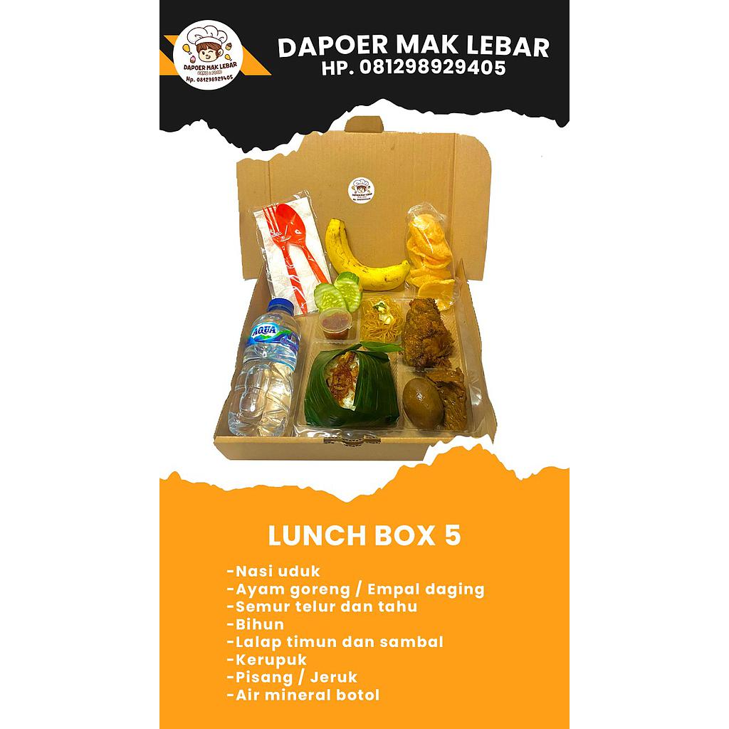 Nasi Box / Lunch Box 5 - Dapoer Mak Lebar