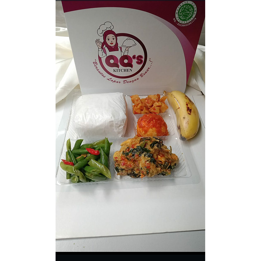 Nasi Box Ayam Woku QQ's Kitchen