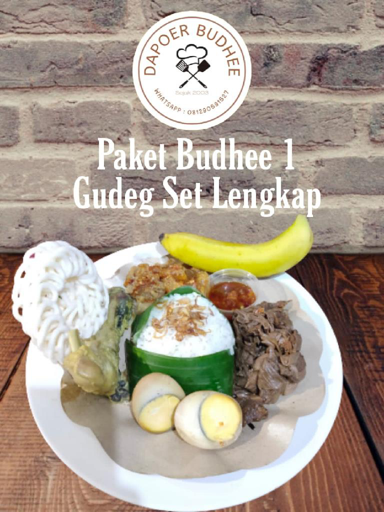 Paket Budhee 1 (gudeg set lengkap) 