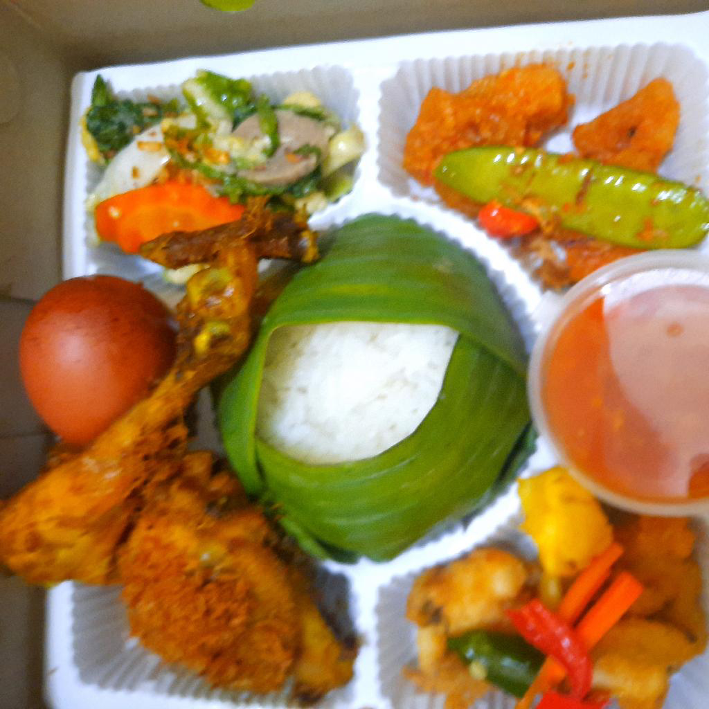 Paket  ayam goreng / bakar