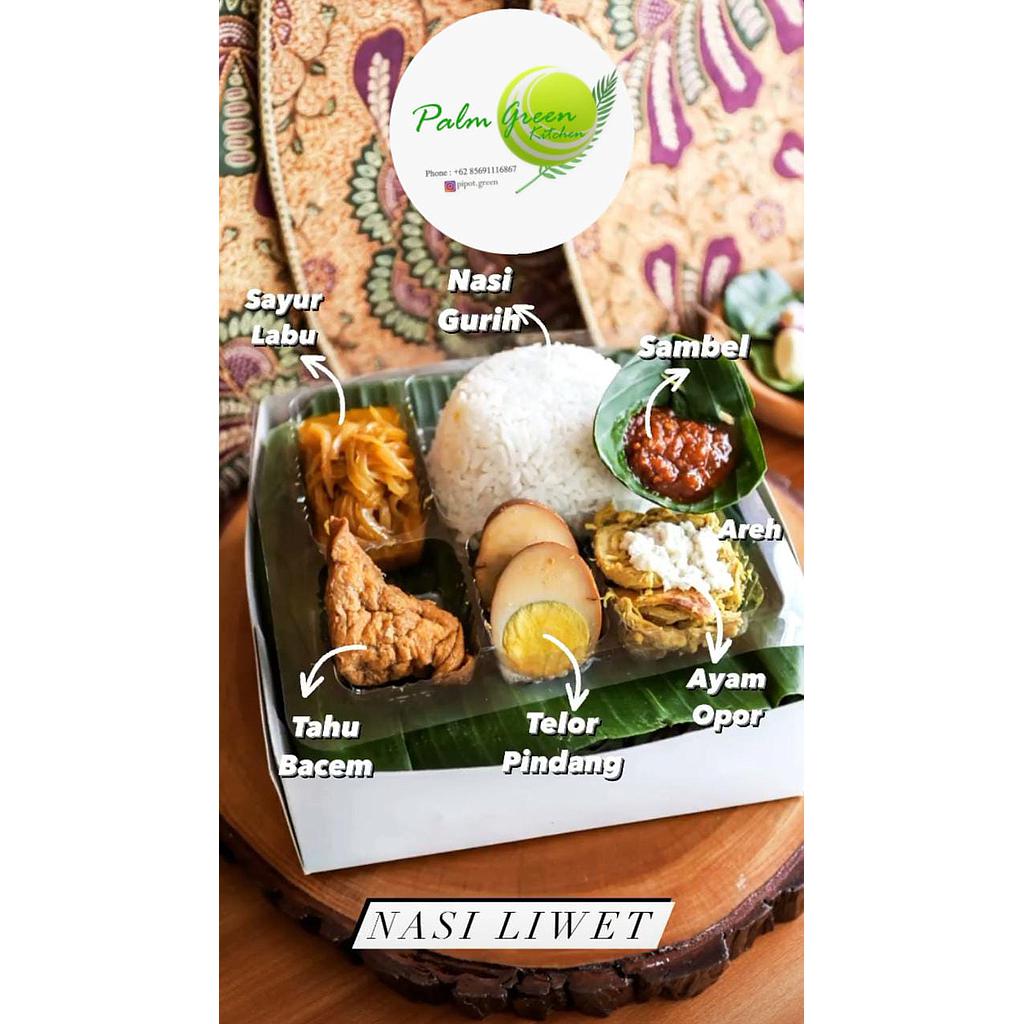 NASI BOX PAKET 2 PALM GREEN KITCHEN