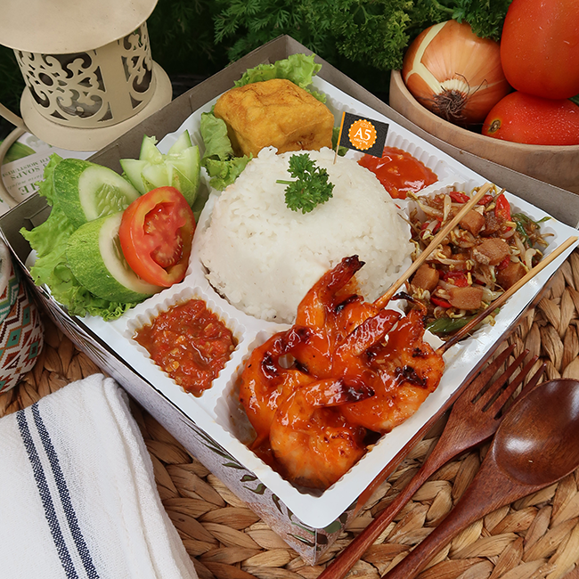 NASI UDANG BAKAR MADU A5 CATERING
