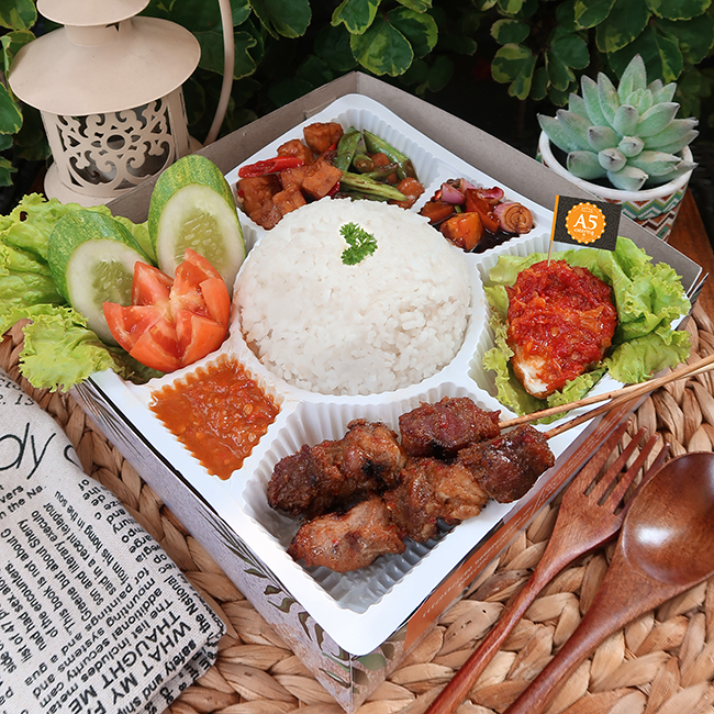 NASI SATE DAGING MARANGGI A5 CATERING