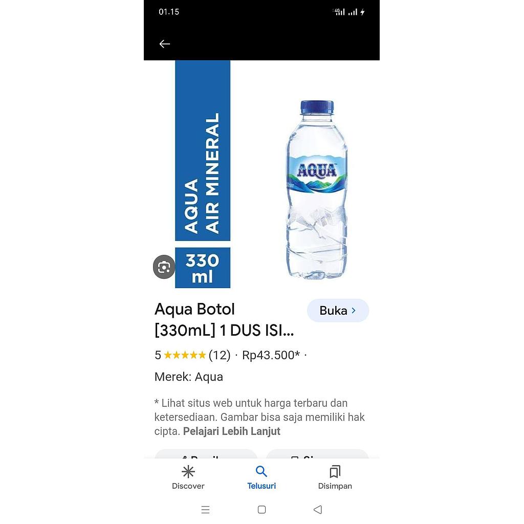 aqua 330 ml
