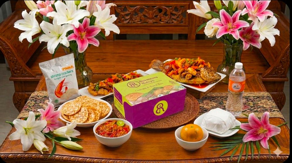 Paket E Nasi Box (Olahan Ikan/Udang/Ayam/Beef ala Resto)