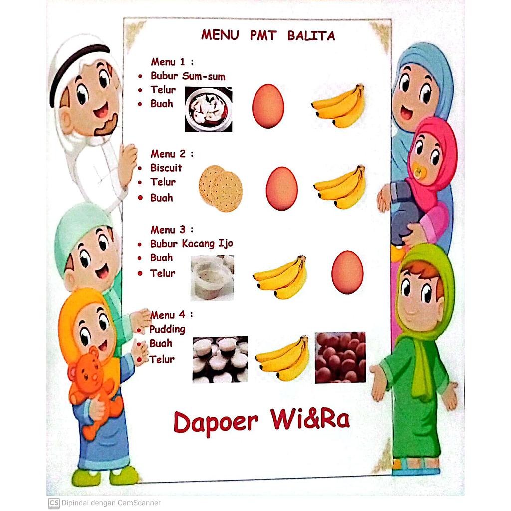 Paket PMT BALITA Wi&amp;Ra 1