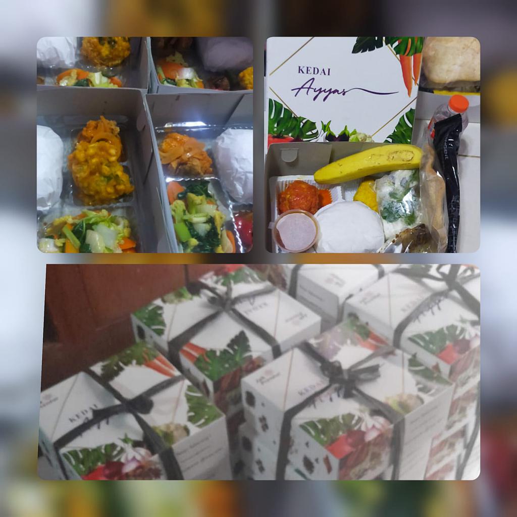 Paket Rp. 65.000 (Nasi Box dan Snack Box) By Kedai Ayyas