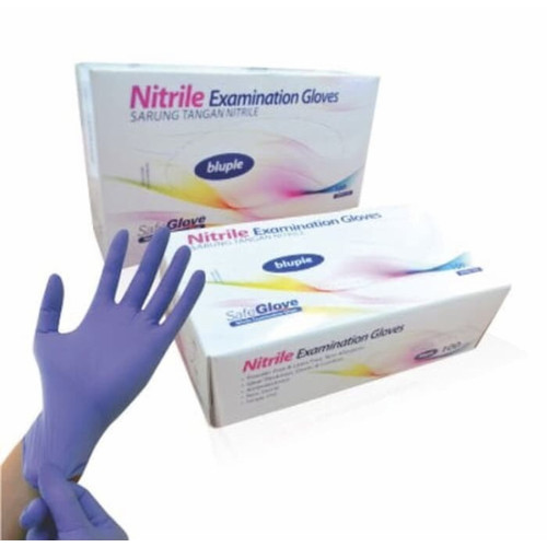Sarung tangan karet Nitrile