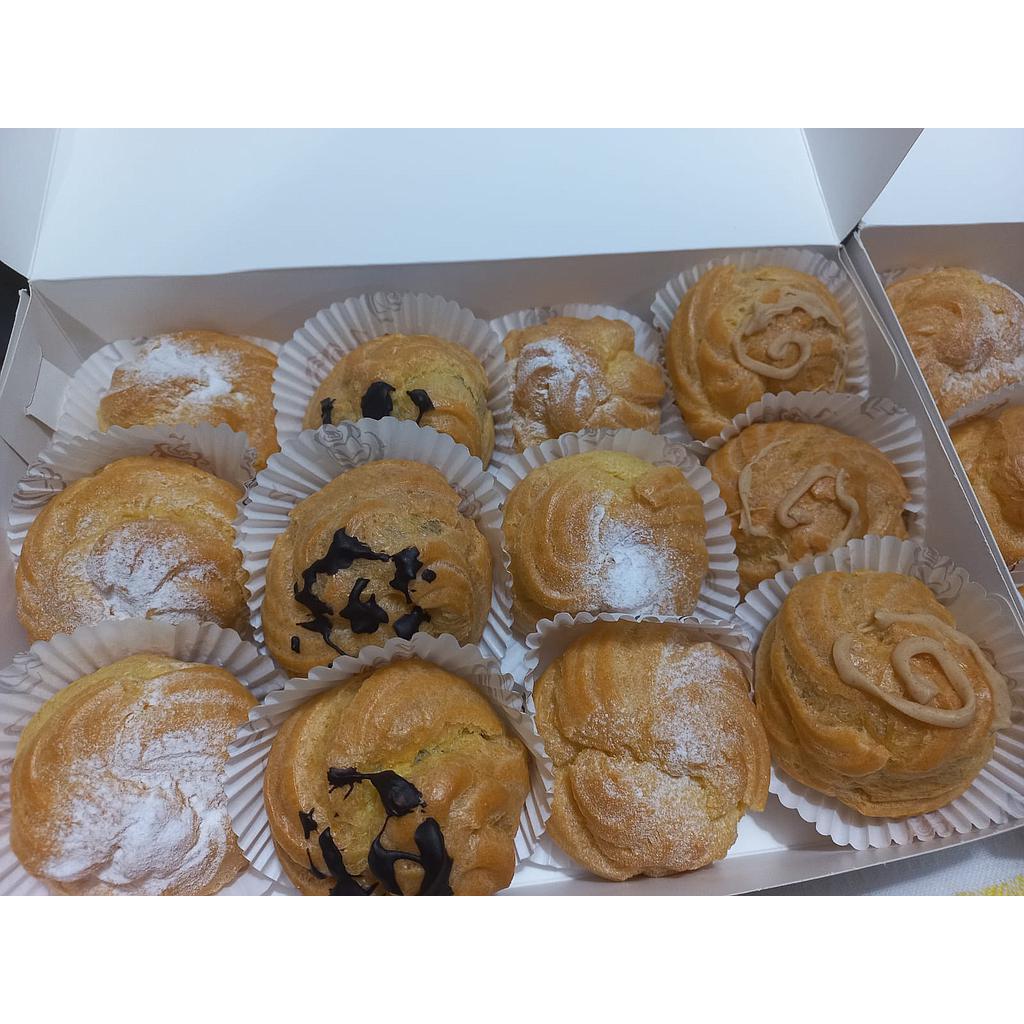 KUE SOES VLA VANILLA, COKLAT &amp; TIRAMISU, 1 BOX ISI 12, BY AIRA