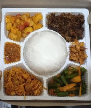 Nasi campur Bali 