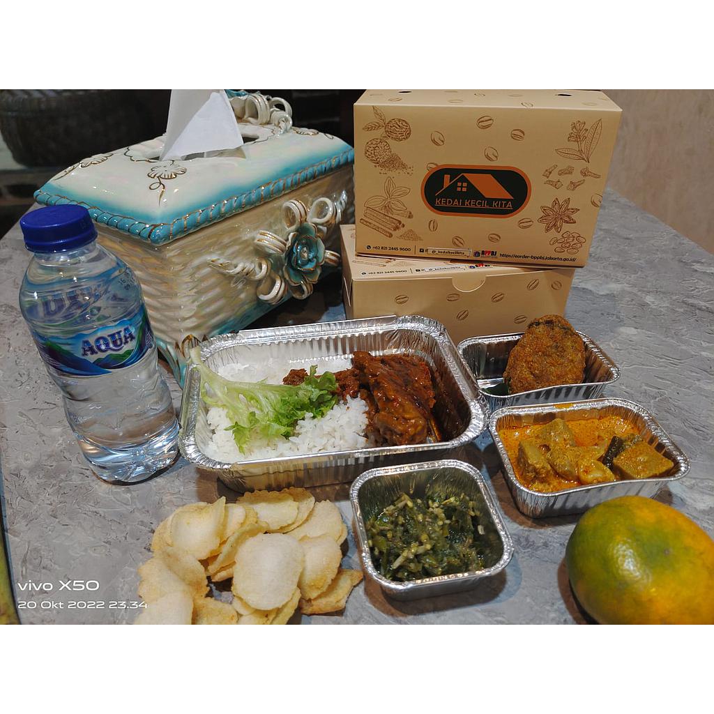 Nasi Box Padang 3 Kedai Kecil Kita eOrder