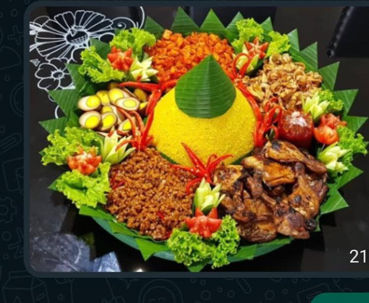 Tumpeng limang Lawuh 