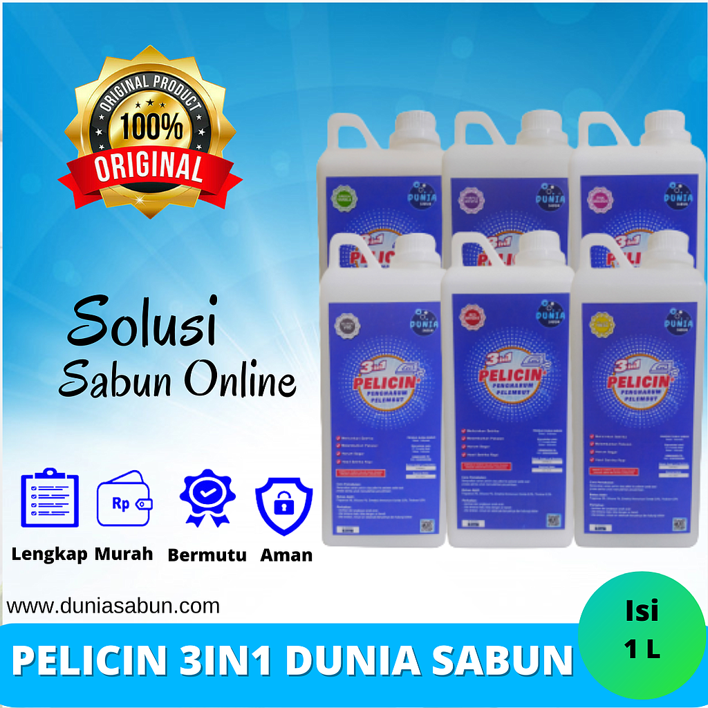 Pelicin,Pelembut Pakaian 1 liter