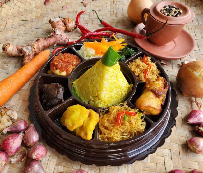 Tumpeng Mini Nasi Kuning AMS Catering